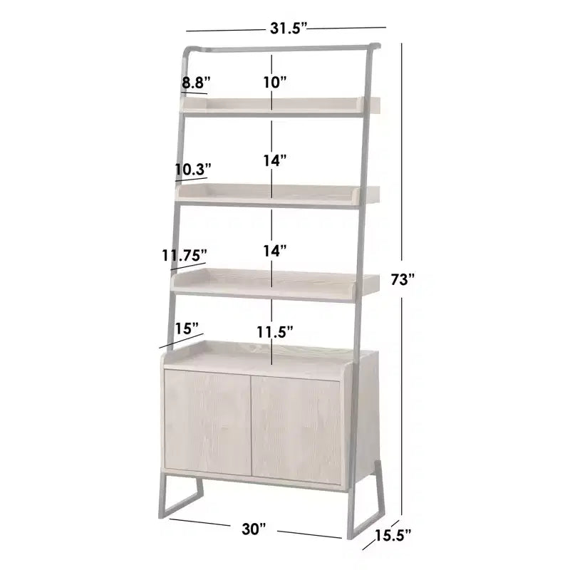 Étagère échelle avec armoire