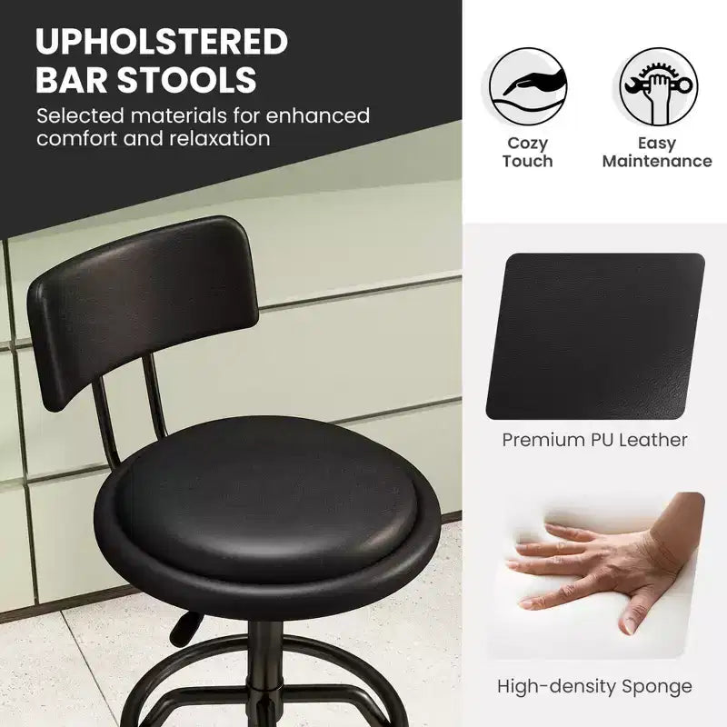 Tabouret de bar pivotant hauteur comptoir