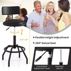 Tabouret de bar pivotant hauteur comptoir