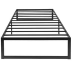 Cadre de lit en métal Plateforme Surmatelas en mousse à mémoire de forme gel rafraîchissant