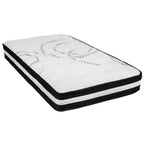 Cadre de lit en métal Plateforme Surmatelas en mousse à mémoire de forme gel rafraîchissant