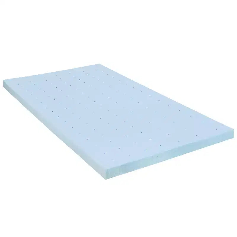 Cadre de lit en métal Plateforme Surmatelas en mousse à mémoire de forme gel rafraîchissant