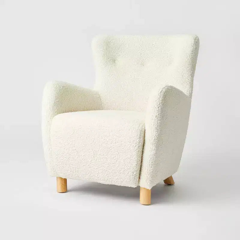 Fauteuil crapaud d'appoint en velours