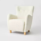 Fauteuil crapaud d'appoint en velours