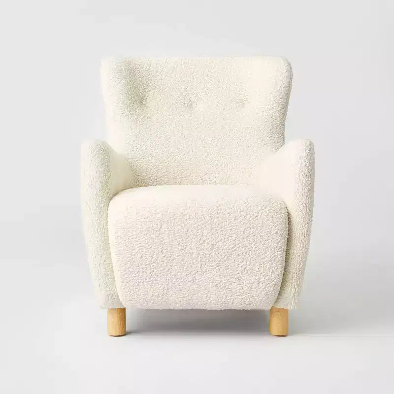 Fauteuil crapaud d'appoint en velours