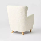 Fauteuil crapaud d'appoint en velours