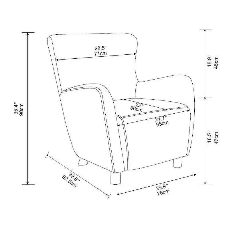Fauteuil crapaud d'appoint en velours