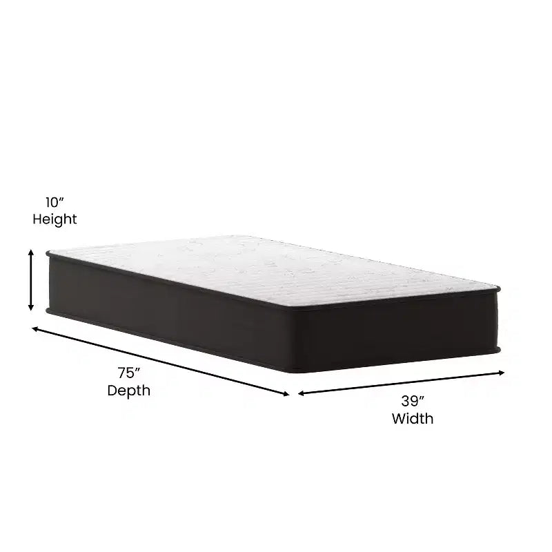 Matelas Mousse Haute Densité et Ressorts Ensachés
